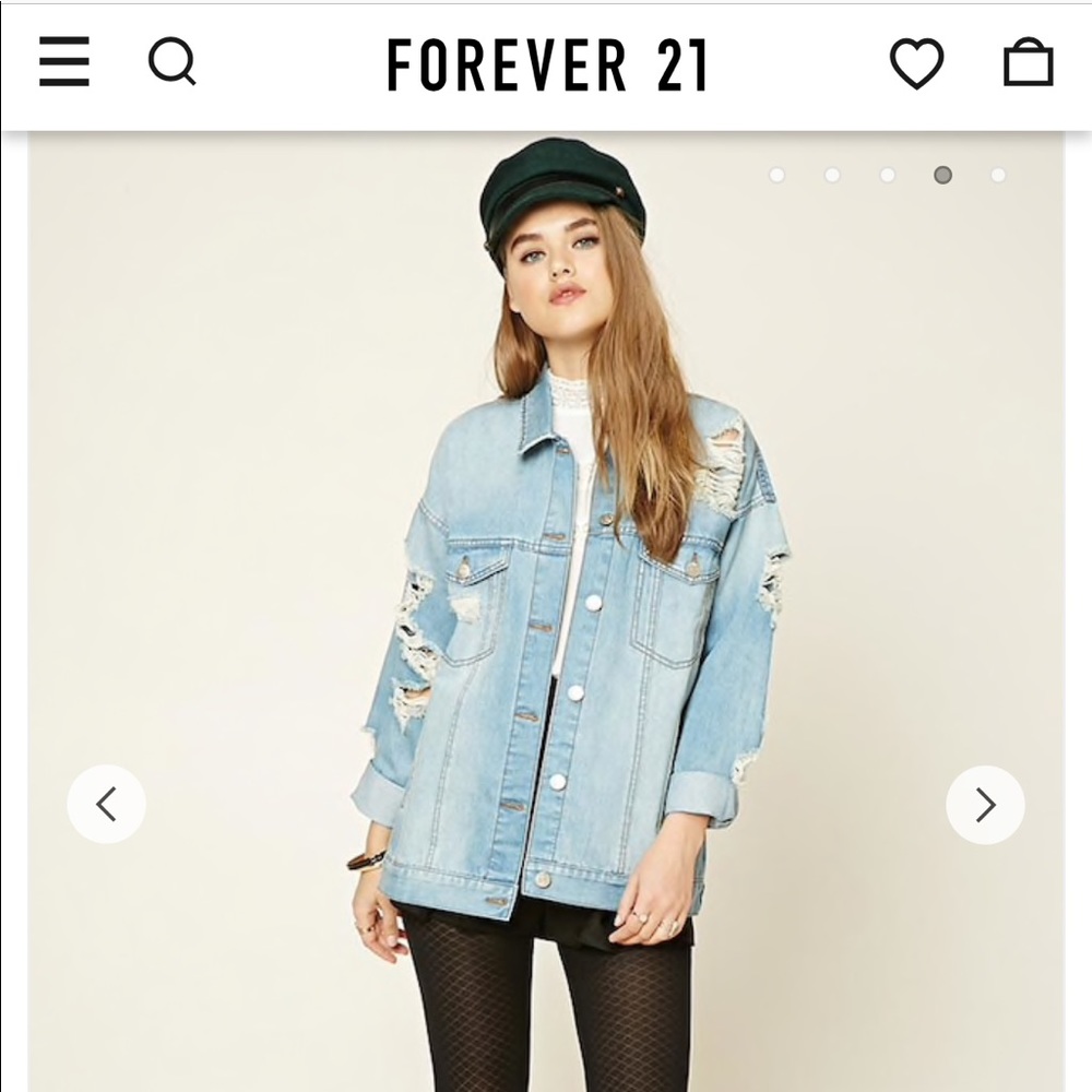 Oversized Denim Jacket💙